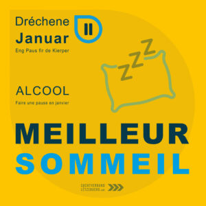 Image Dréchene Januar avec un coussin pour décrire le sommeil